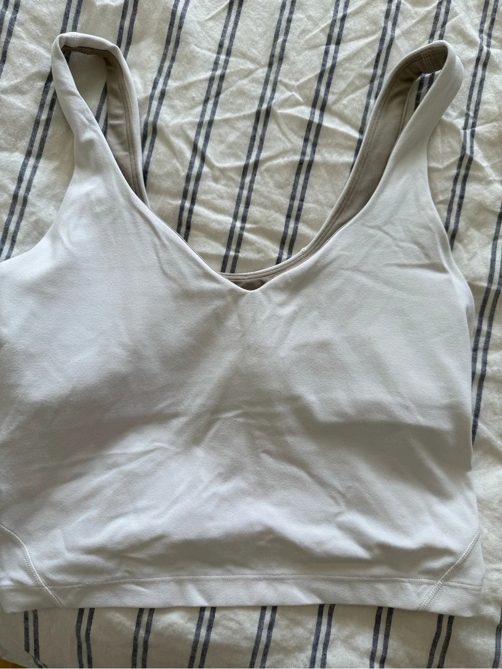 lululemon athletica Women's White Sports Bra